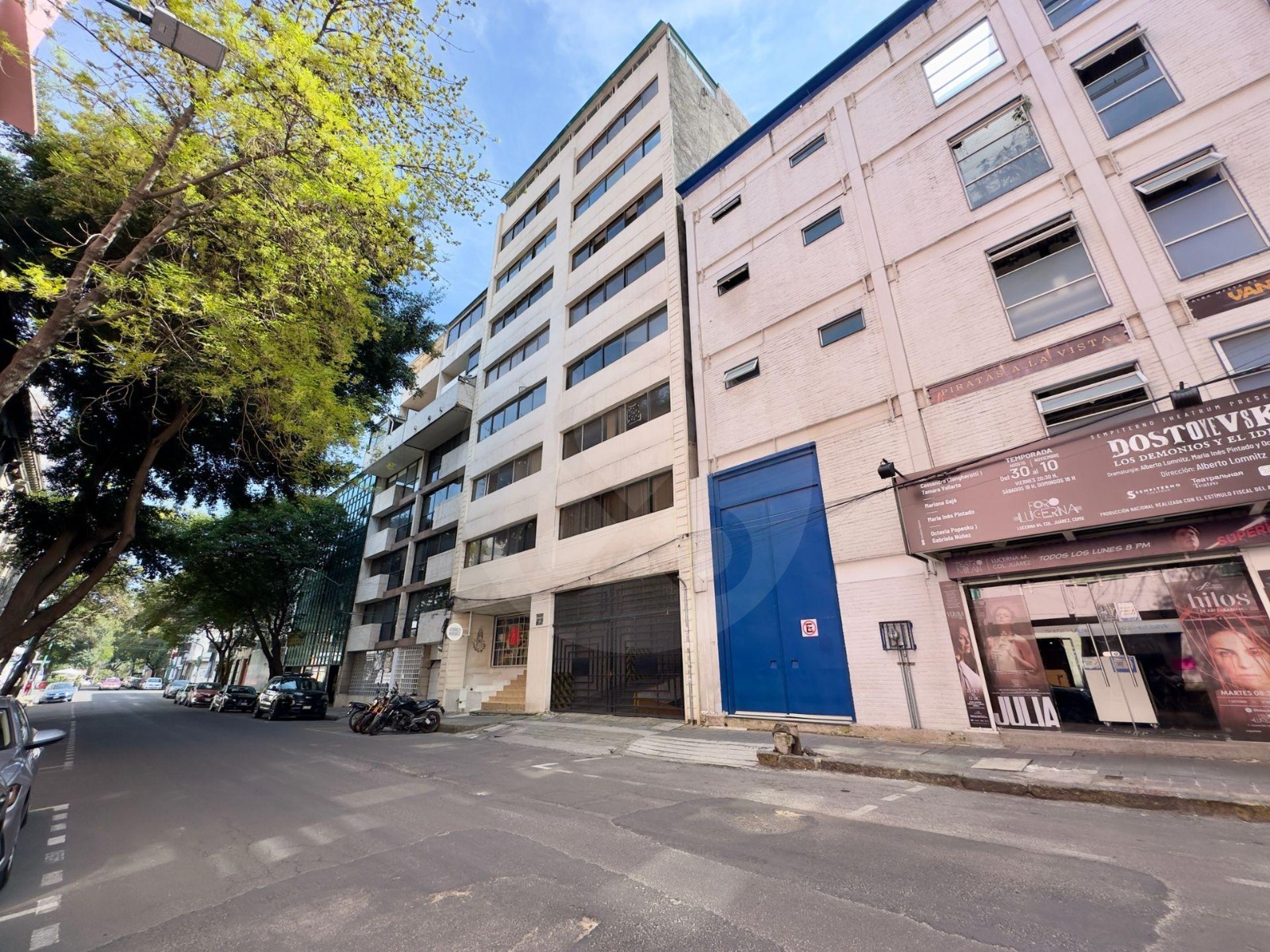 Fachada del edificio Lucerna 62 en la colonia Juárez